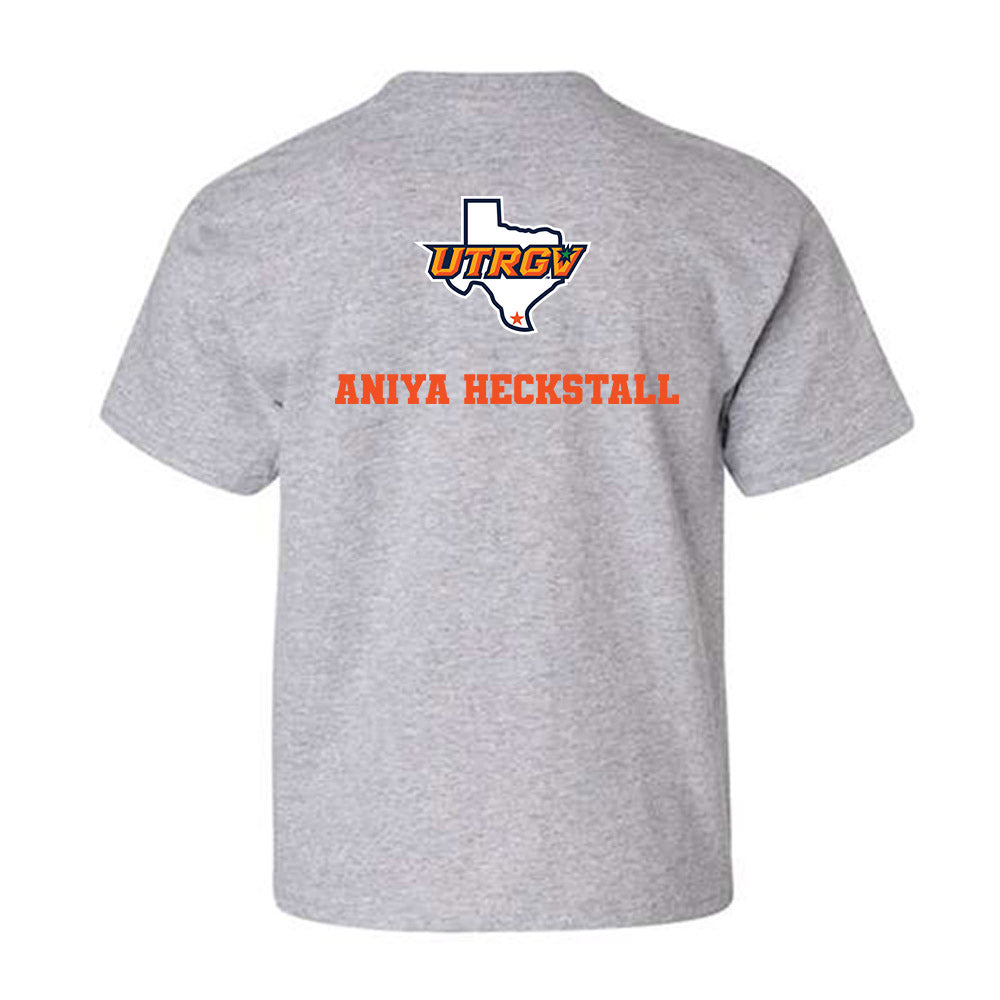 UTRGV - NCAA Women's Track & Field : Aniya Heckstall - Sports Shersey Youth T-Shirt-1