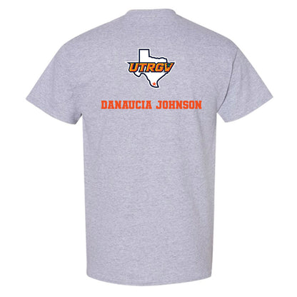 UTRGV - NCAA Women's Track & Field : DaNaucia Johnson - Sports Shersey T-Shirt-1