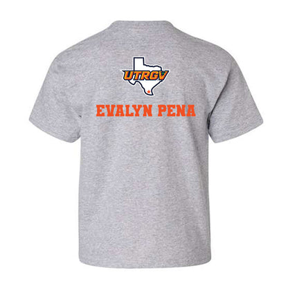 UTRGV - NCAA Women's Track & Field : Evalyn Pena - Sports Shersey Youth T-Shirt-1