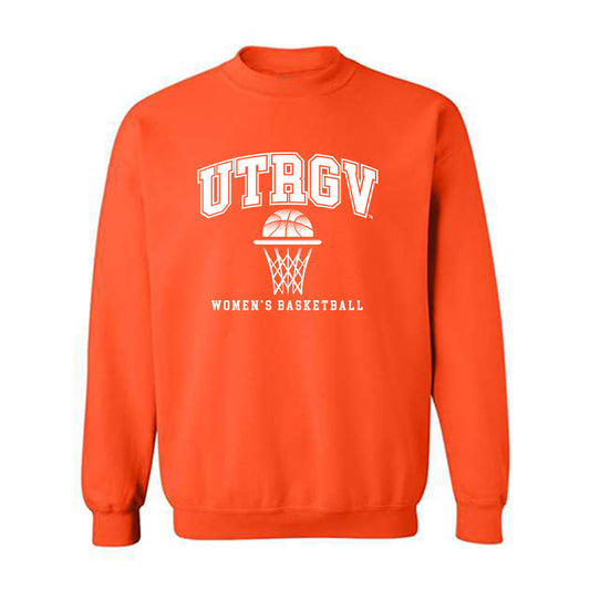 UTRGV - NCAA Women's Basketball : mataya hall - Sports Shersey Crewneck Sweatshirt-0