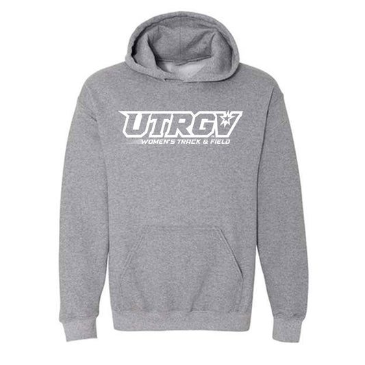 UTRGV - NCAA Women's Track & Field : DaNaucia Johnson - Sports Shersey Hooded Sweatshirt-0