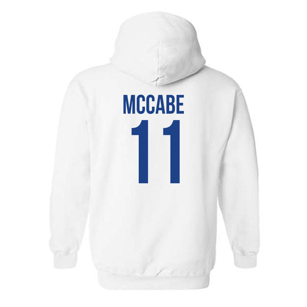 Drake - NCAA Women's Basketball : Peyton McCabe - Classic Shersey Hooded Sweatshirt-1