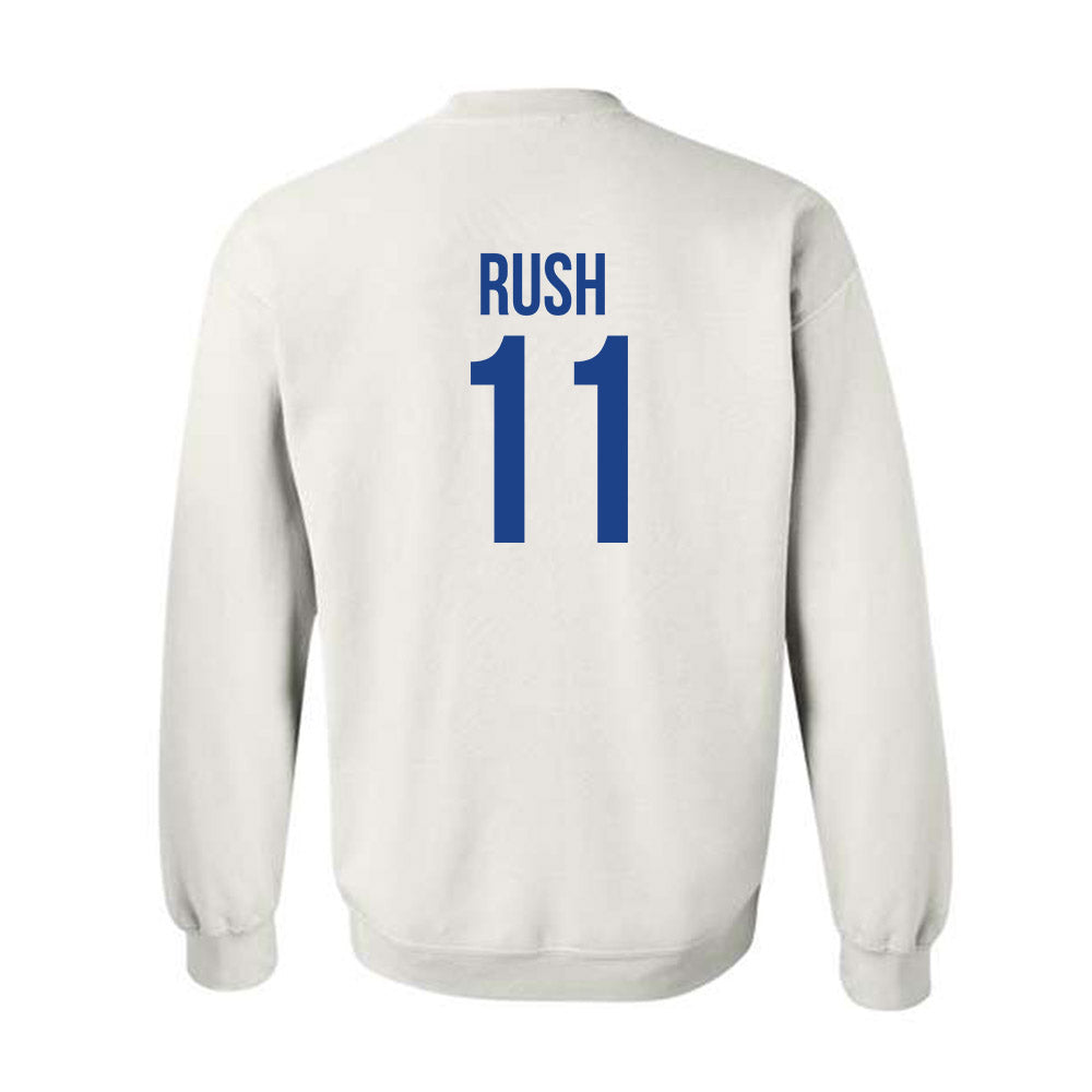Drake - NCAA Men's Basketball : LJ Rush - Classic Shersey Crewneck Sweatshirt-1