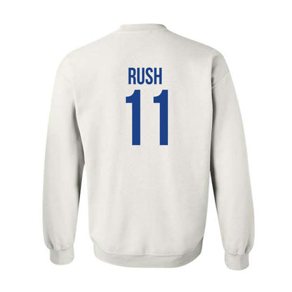 Drake - NCAA Men's Basketball : LJ Rush - Classic Shersey Crewneck Sweatshirt-1