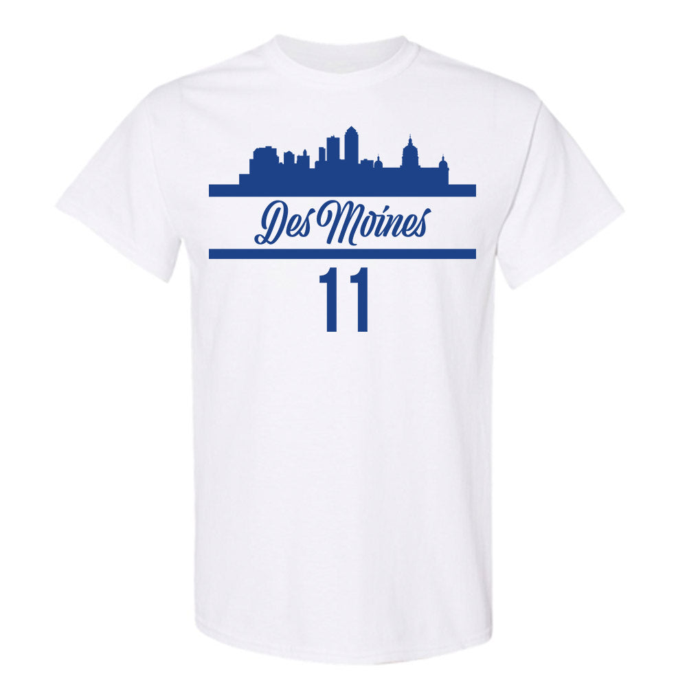 Drake - NCAA Men's Basketball : LJ Rush - Classic Shersey T-Shirt-0