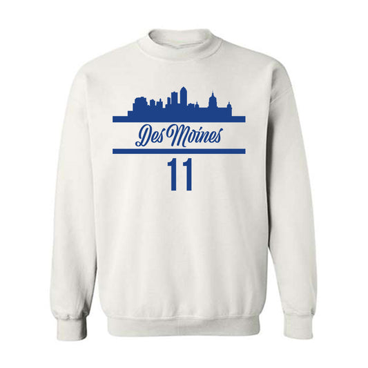 Drake - NCAA Men's Basketball : LJ Rush - Classic Shersey Crewneck Sweatshirt-0