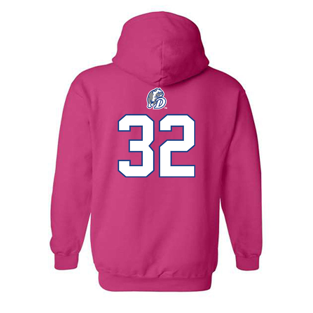 Drake - NCAA Women's Basketball : Allie Myers - Classic Shersey Hooded Sweatshirt-1