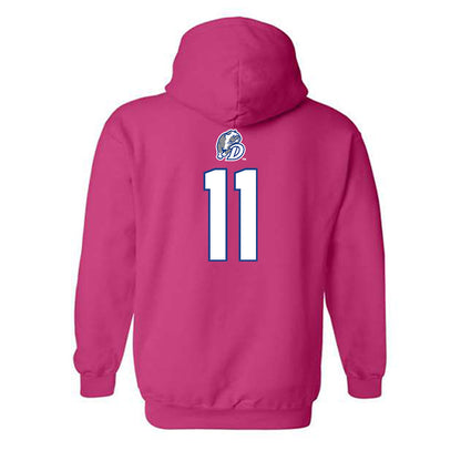 Drake - NCAA Women's Basketball : Peyton McCabe - Classic Shersey Hooded Sweatshirt-1