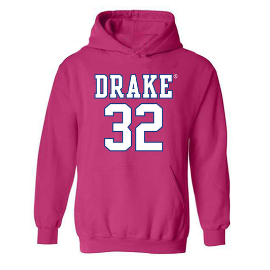 Drake - NCAA Women's Basketball : Allie Myers - Classic Shersey Hooded Sweatshirt-0