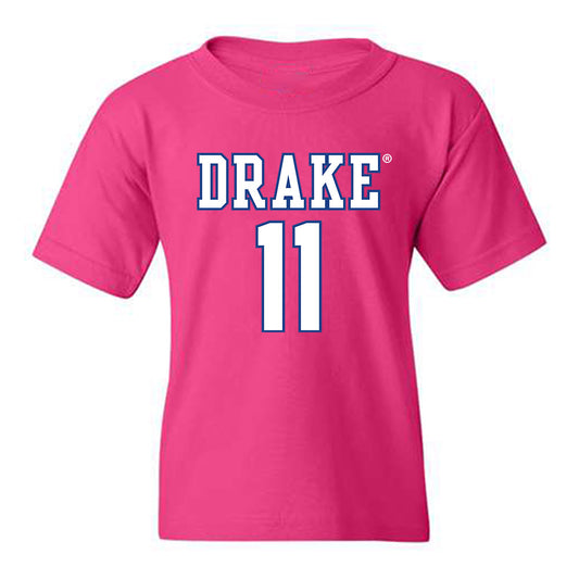 Drake - NCAA Women's Basketball : Peyton McCabe - Classic Shersey Youth T-Shirt-0