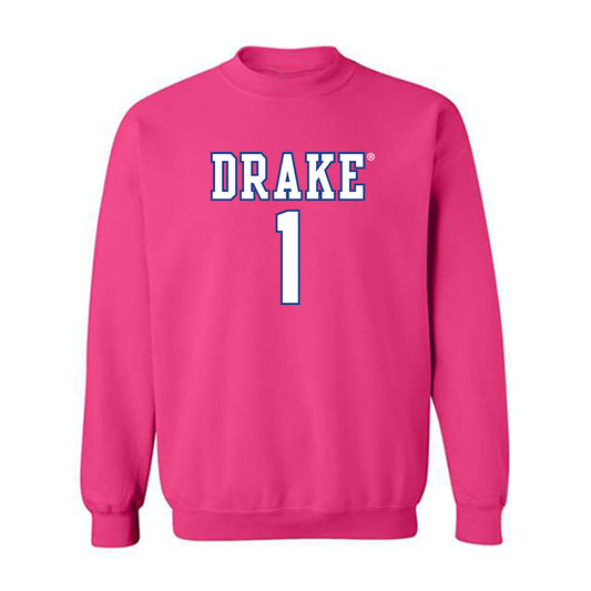 Drake - NCAA Women's Basketball : Mylea Monahan - Classic Shersey Crewneck Sweatshirt-0