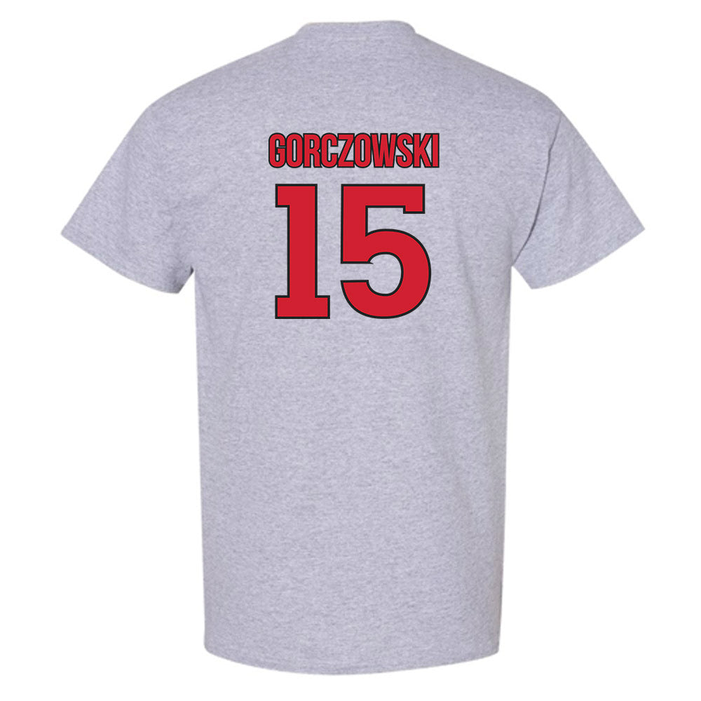 Rutgers - NCAA Men's Soccer : Simon Gorczowski - Sport Shersey T-Shirt-1