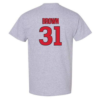 Rutgers - NCAA Men's Soccer : Logan Brown - Sport Shersey T-Shirt-1