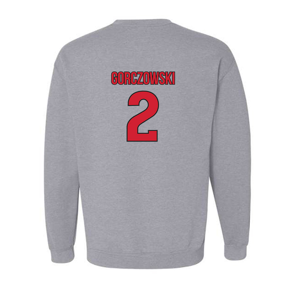 Rutgers - NCAA Men's Soccer : Simon Gorczowski - Sport Shersey Crewneck Sweatshirt-1