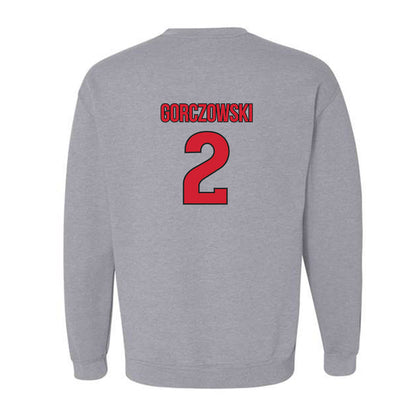 Rutgers - NCAA Men's Soccer : Simon Gorczowski - Sport Shersey Crewneck Sweatshirt-1