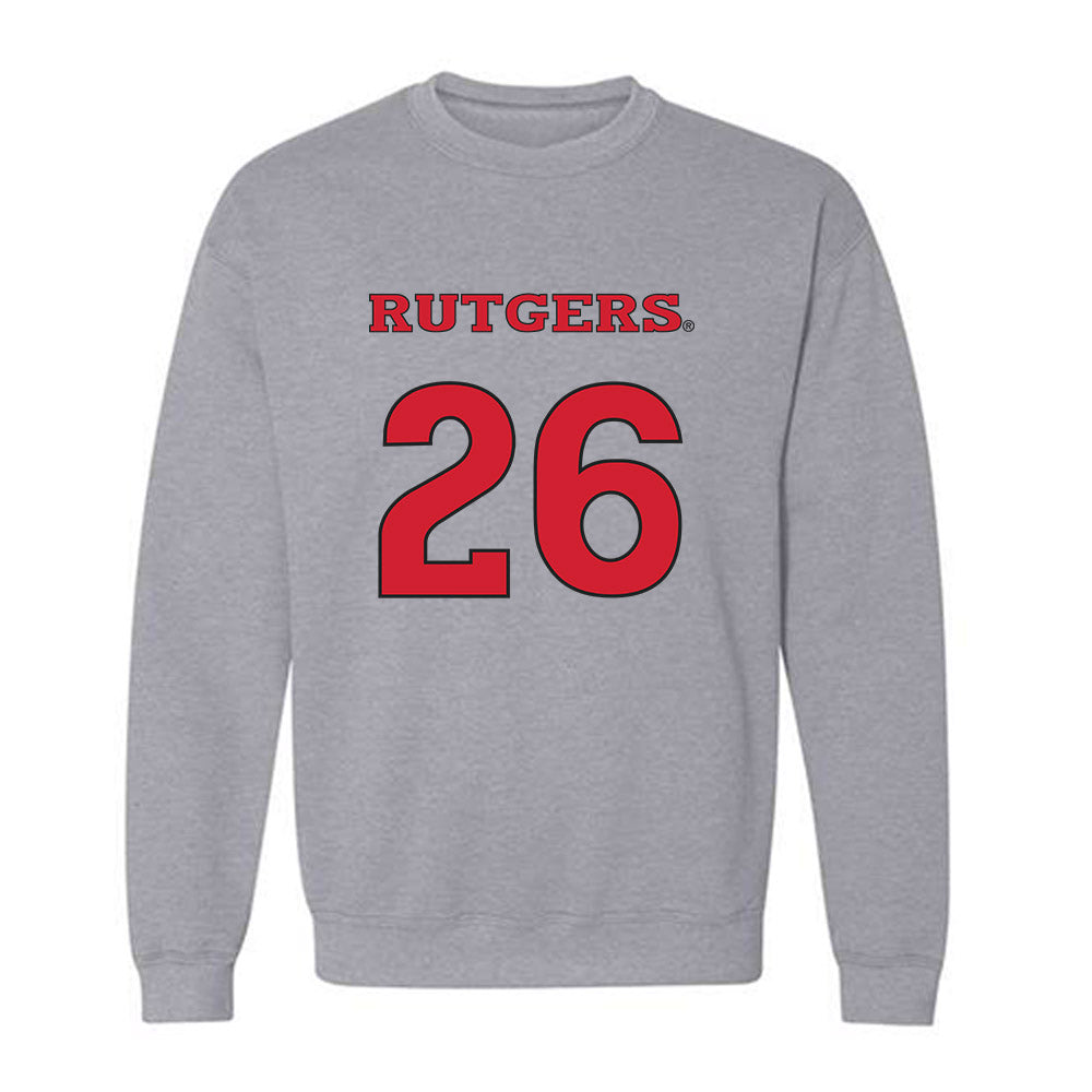 Rutgers - NCAA Men's Soccer : Erick Ruiz - Sport Shersey Crewneck Sweatshirt-0