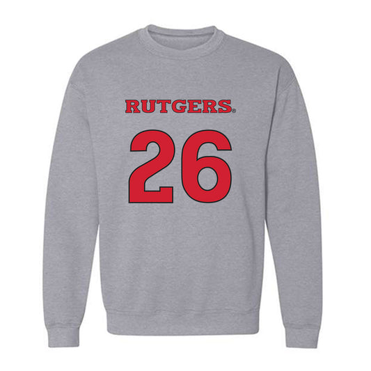 Rutgers - NCAA Men's Soccer : Erick Ruiz - Sport Shersey Crewneck Sweatshirt-0