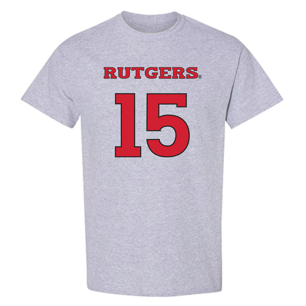 Rutgers - NCAA Men's Soccer : Simon Gorczowski - Sport Shersey T-Shirt-0