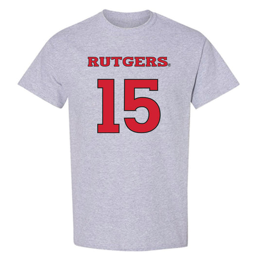 Rutgers - NCAA Men's Soccer : Simon Gorczowski - Sport Shersey T-Shirt-0