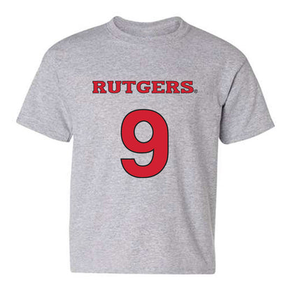 Rutgers - NCAA Men's Soccer : Andrew Kitch - Sport Shersey Youth T-Shirt-0