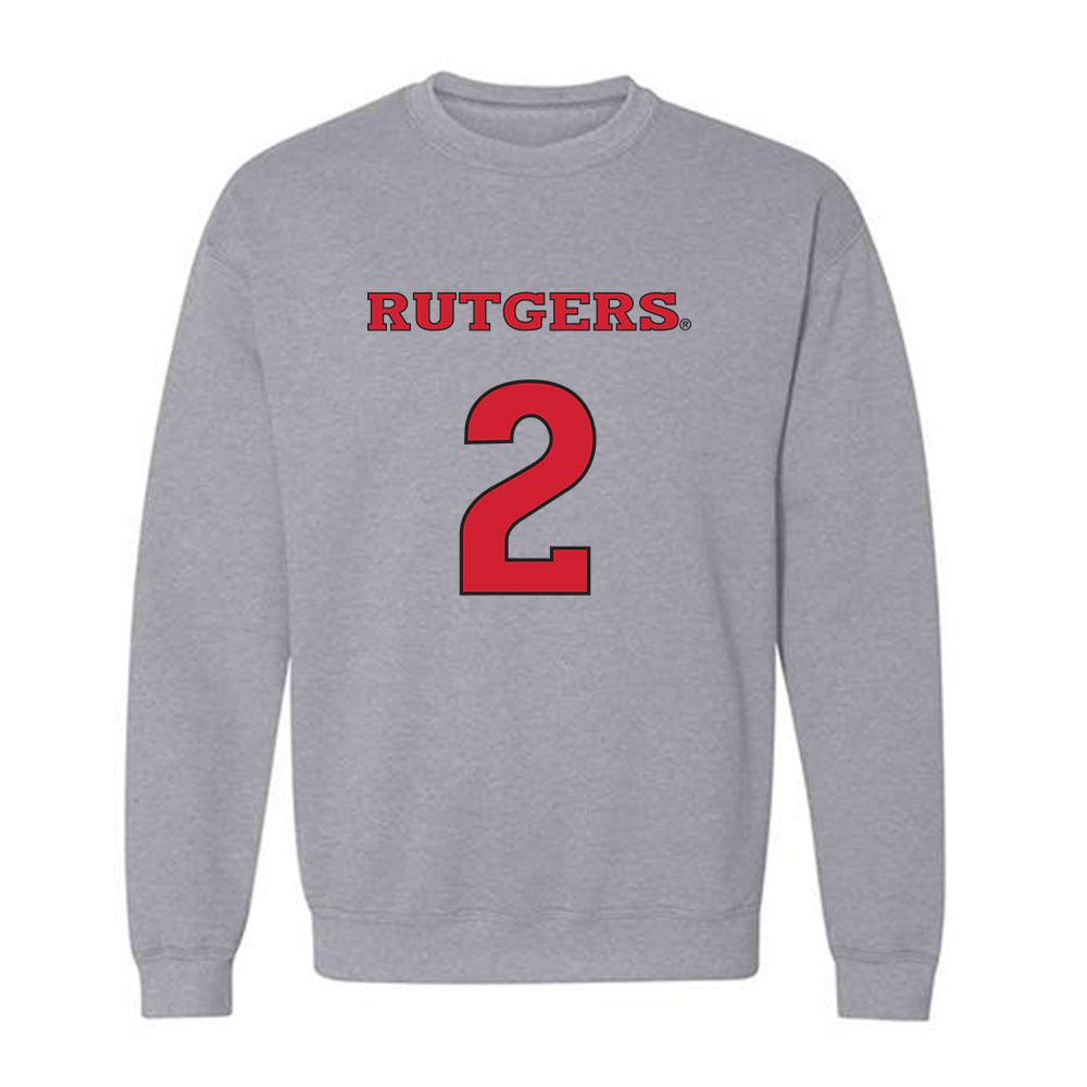 Rutgers - NCAA Men's Soccer : Simon Gorczowski - Sport Shersey Crewneck Sweatshirt-0