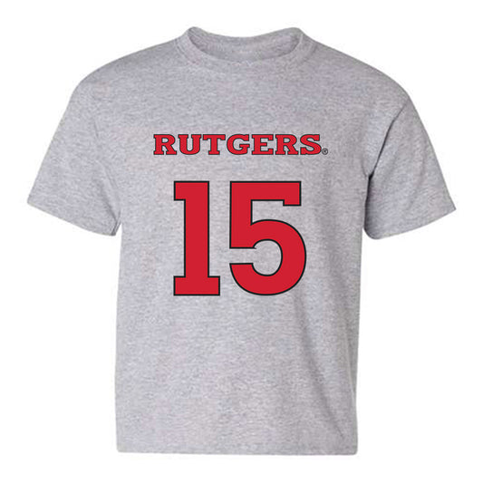 Rutgers - NCAA Men's Soccer : Simon Gorczowski - Sport Shersey Youth T-Shirt-0