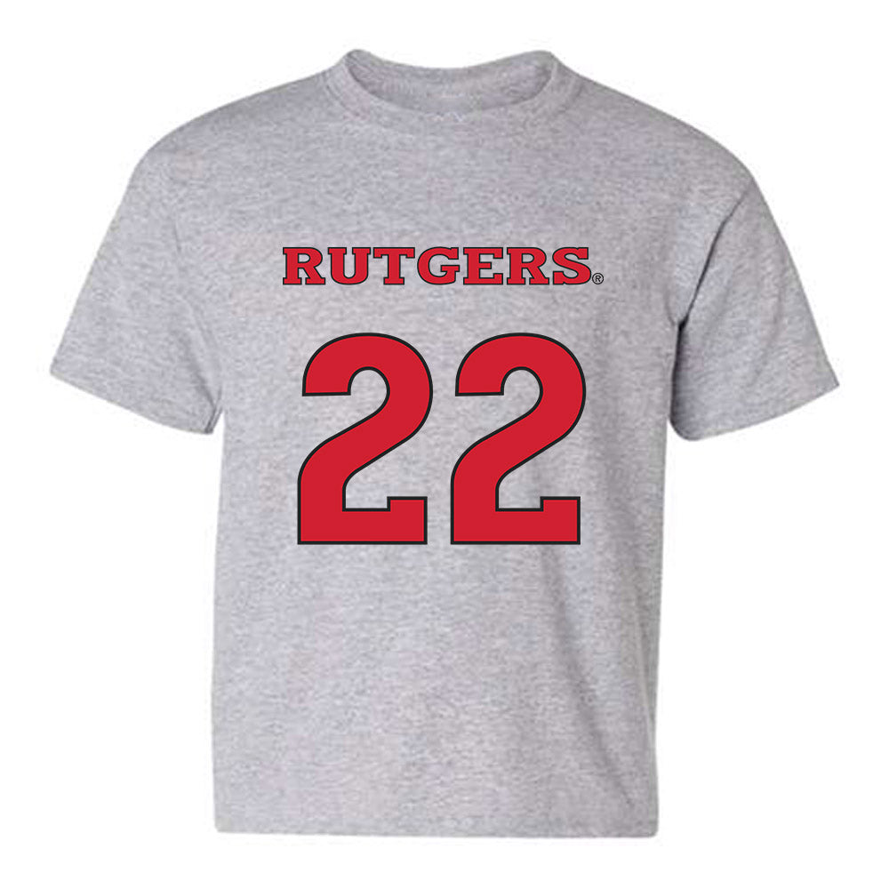 Rutgers - NCAA Men's Soccer : Francesco Diponzio - Sport Shersey Youth T-Shirt-0