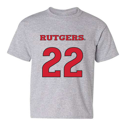 Rutgers - NCAA Men's Soccer : Francesco Diponzio - Sport Shersey Youth T-Shirt-0