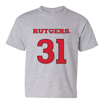 Rutgers - NCAA Men's Soccer : Logan Brown - Sport Shersey Youth T-Shirt-0