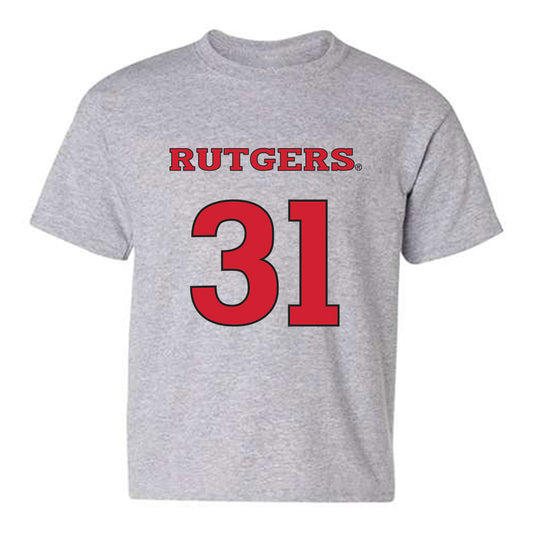 Rutgers - NCAA Men's Soccer : Logan Brown - Sport Shersey Youth T-Shirt-0