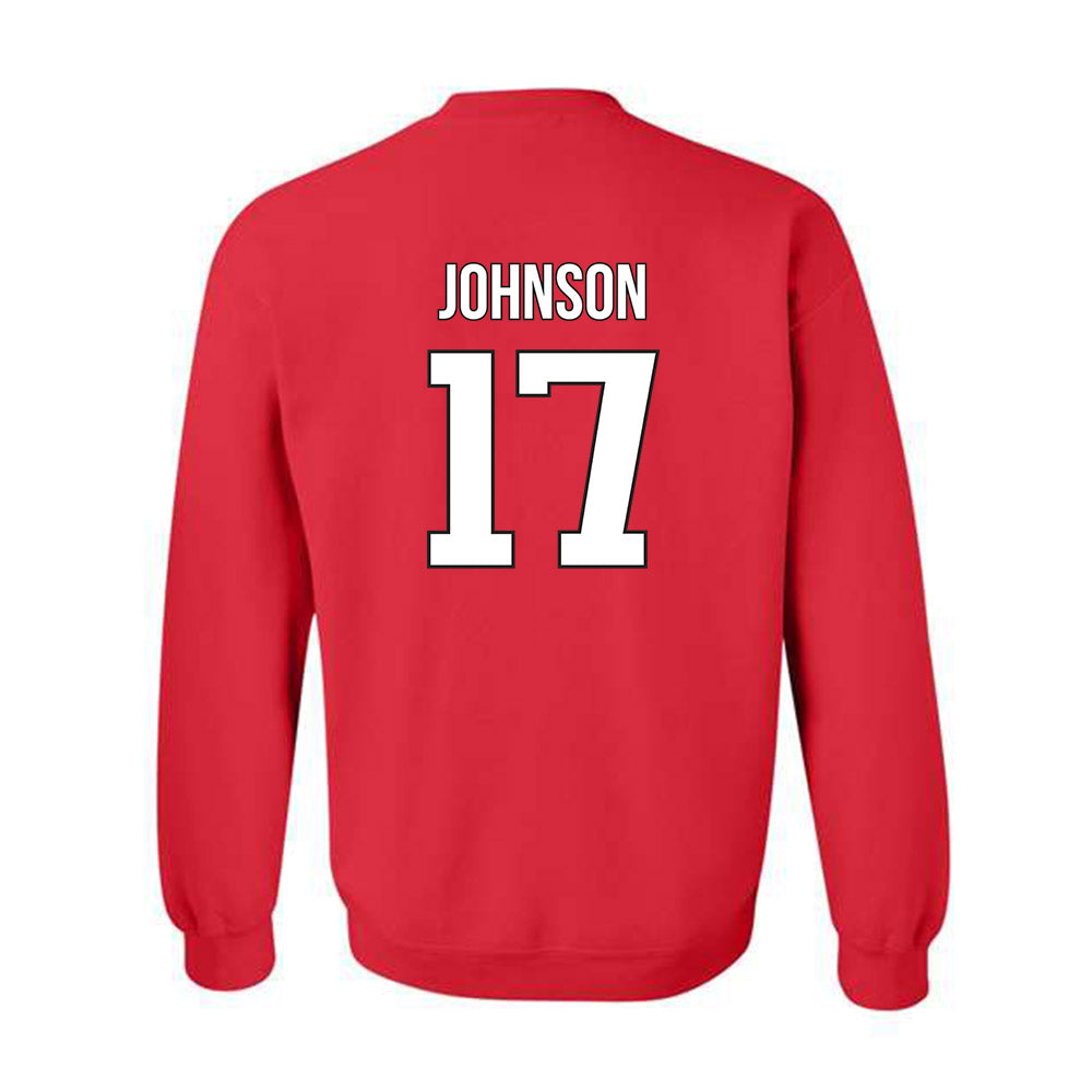 Rutgers - NCAA Football : MJ Johnson - Classic Shersey Crewneck Sweatshirt-1