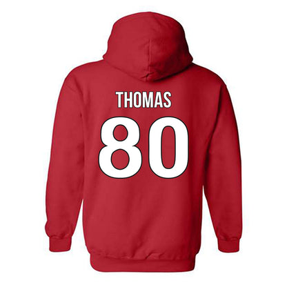 Rutgers - NCAA Football : Michael Thomas - Classic Shersey Hooded Sweatshirt-1