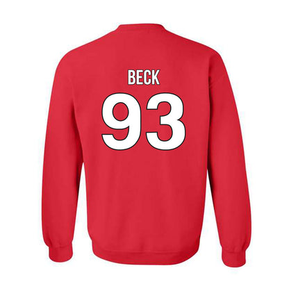 Rutgers - NCAA Football : Reece Beck - Classic Shersey Crewneck Sweatshirt-1