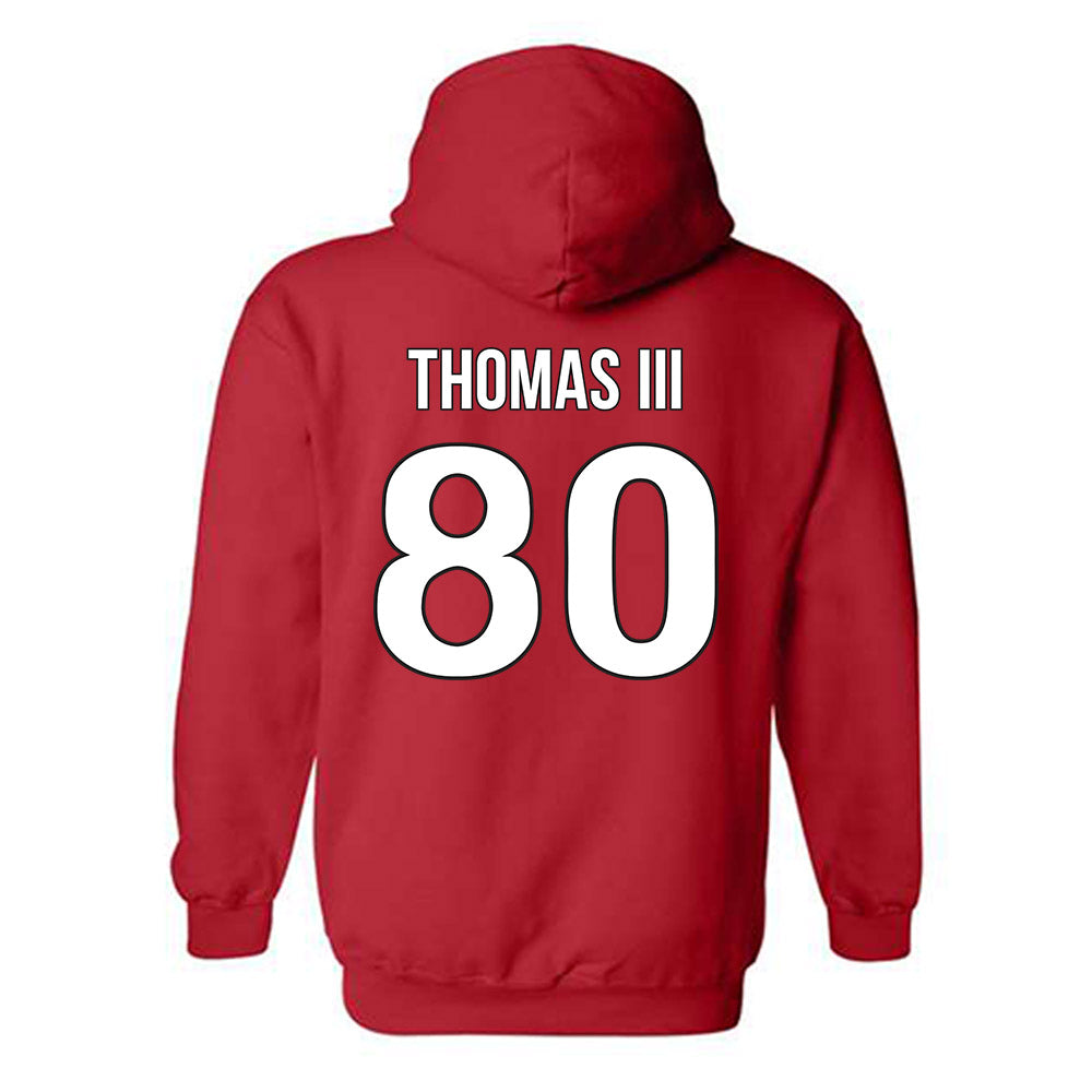 Rutgers - NCAA Football : Michael Thomas III - Classic Shersey Hooded Sweatshirt-1