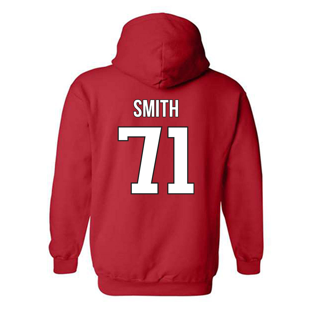 Rutgers - NCAA Football : Jared Smith - Classic Shersey Hooded Sweatshirt-1