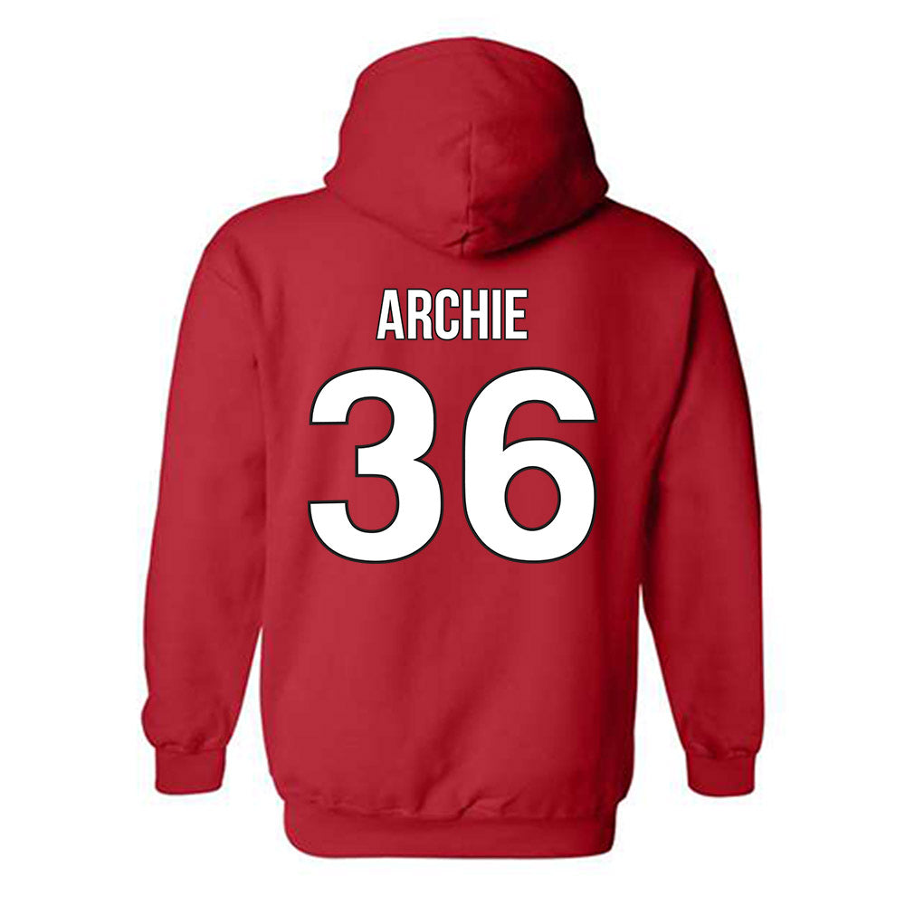 Rutgers - NCAA Football : Kamar Archie - Classic Shersey Hooded Sweatshirt-1