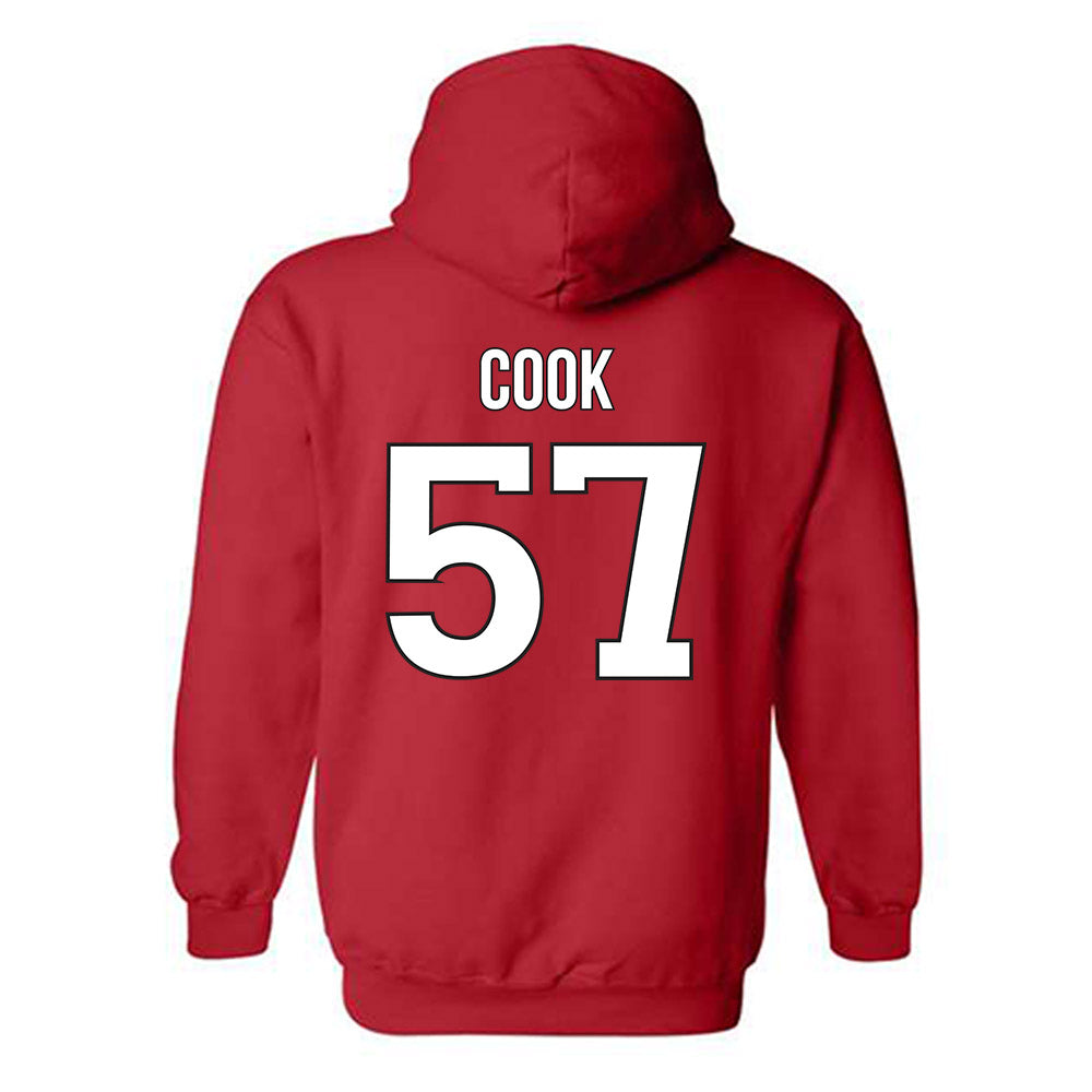 Rutgers - NCAA Football : Isaiah Cook - Classic Shersey Hooded Sweatshirt-1