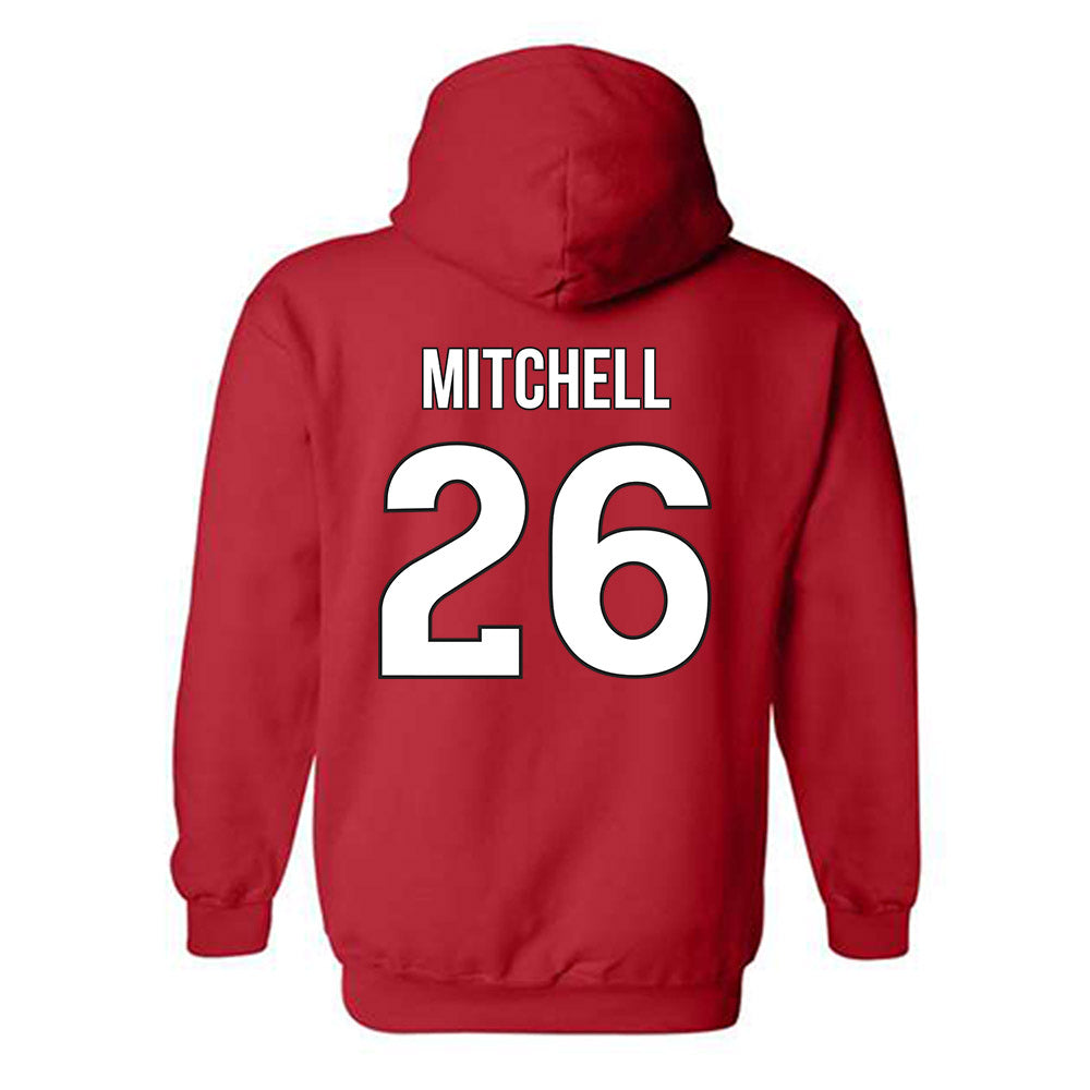 Rutgers - NCAA Football : Terrell Mitchell - Classic Shersey Hooded Sweatshirt-1