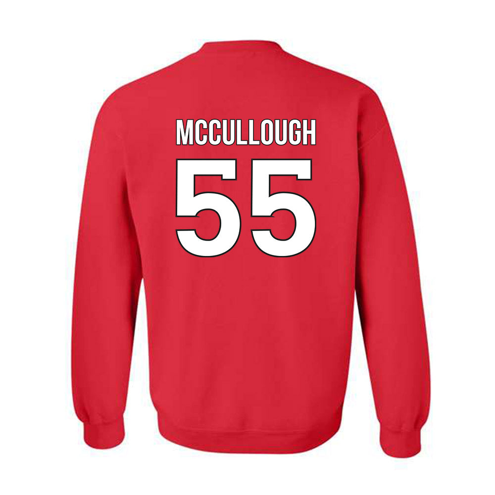 Rutgers - NCAA Men's Lacrosse : Charlie McCullough - Classic Shersey Crewneck Sweatshirt-1