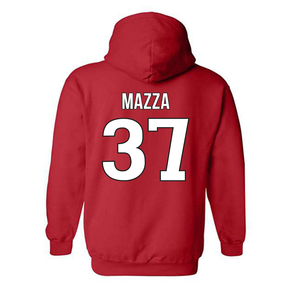 Rutgers - NCAA Baseball : Joe Mazza - Classic Shersey Hooded Sweatshirt-1