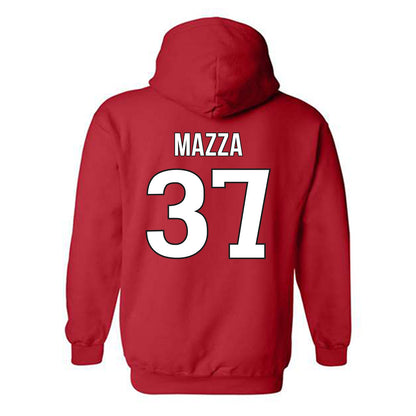 Rutgers - NCAA Baseball : Joe Mazza - Classic Shersey Hooded Sweatshirt-1