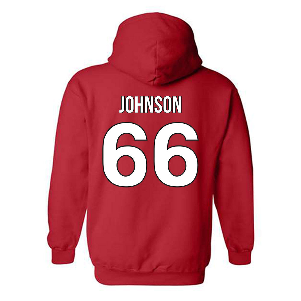 Rutgers - NCAA Football : Donovan Johnson - Classic Shersey Hooded Sweatshirt-1
