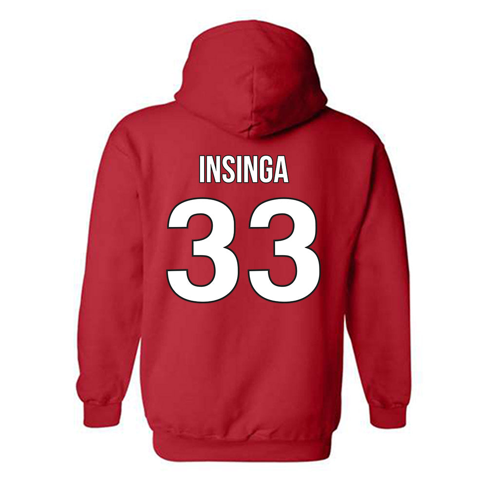 Rutgers - NCAA Football : John Insinga - Classic Shersey Hooded Sweatshirt-1