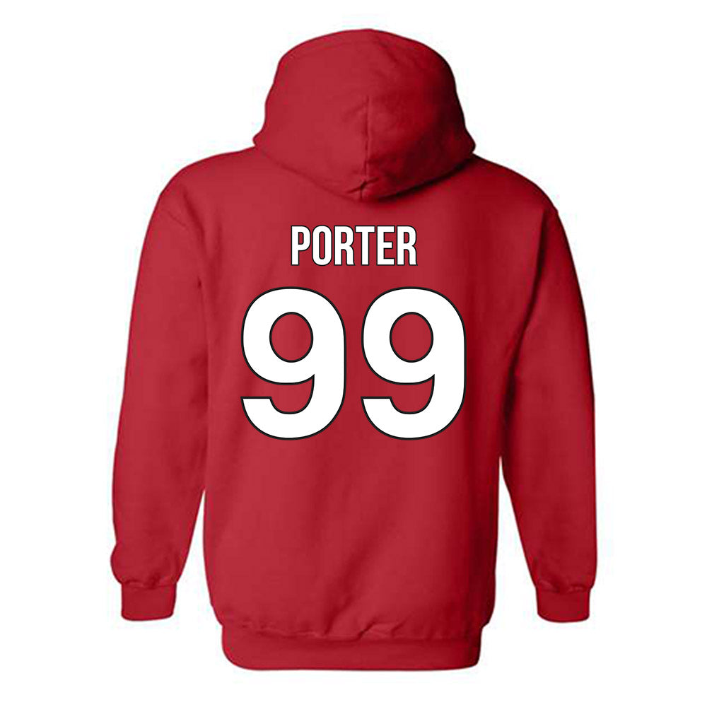 Rutgers - NCAA Football : Rondarius Porter - Classic Shersey Hooded Sweatshirt-1