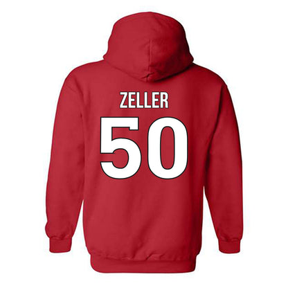 Rutgers - NCAA Men's Lacrosse : Colin Zeller - Classic Shersey Hooded Sweatshirt-1