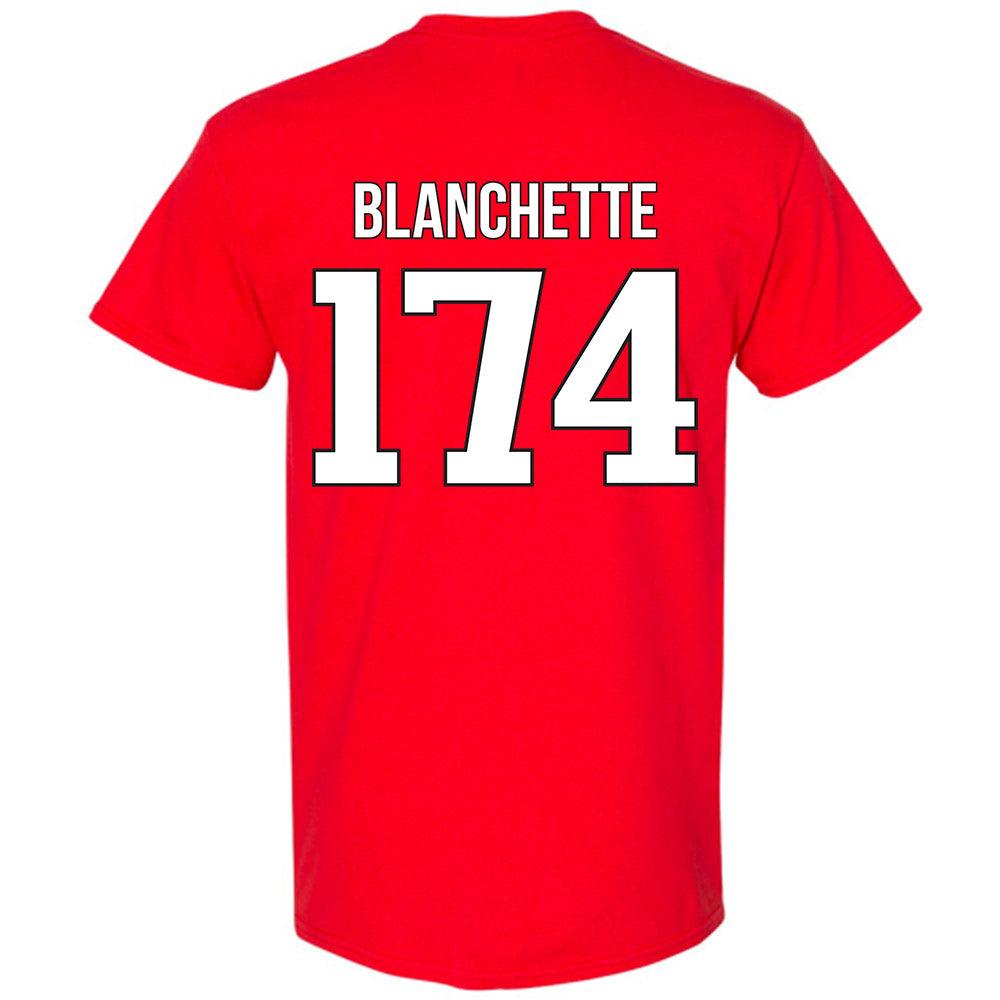 Rutgers - NCAA Wrestling : Nate Blanchette - Classic Shersey T-Shirt-1