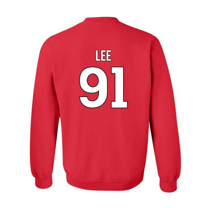 Rutgers - NCAA Football : Jaedin Lee - Classic Shersey Crewneck Sweatshirt-1