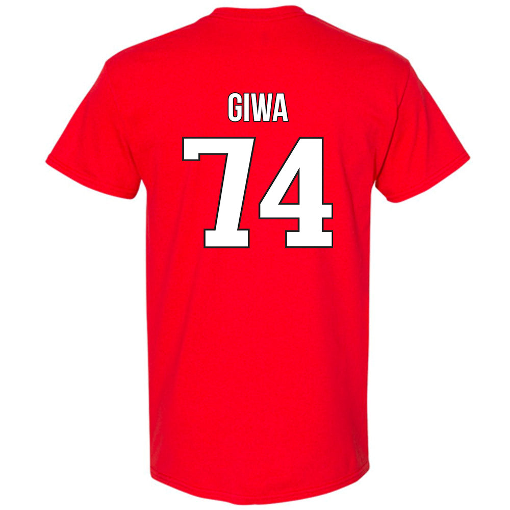 Rutgers - NCAA Football : Moshood Giwa - Classic Shersey T-Shirt-1