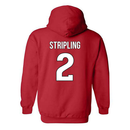 Rutgers - NCAA Softball : Hailey Stripling - Classic Shersey Hooded Sweatshirt-1
