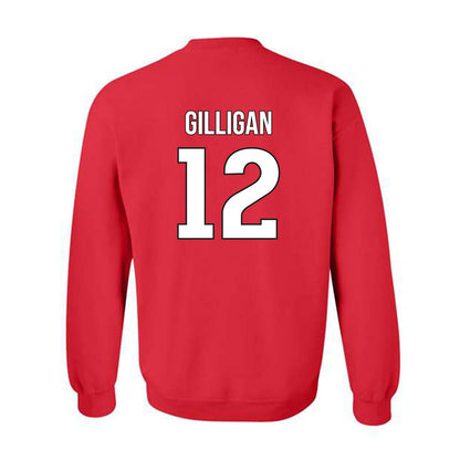 Rutgers - NCAA Baseball : Mickey Gilligan - Classic Shersey Crewneck Sweatshirt-1